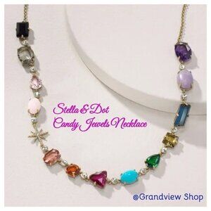 Stella & Dot Candy Jewels Necklace Colorful